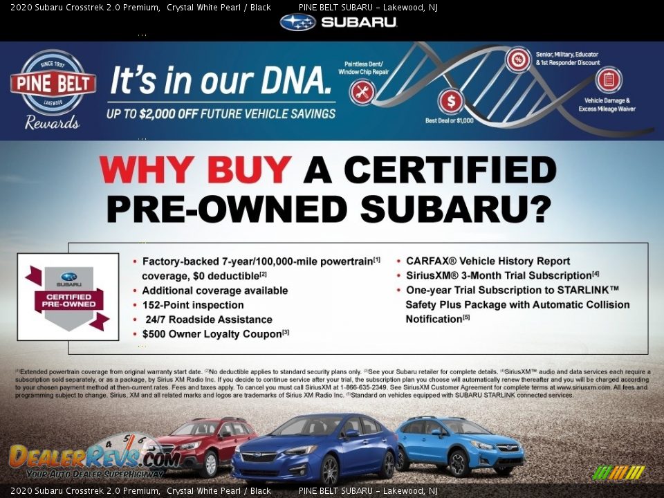 Dealer Info of 2020 Subaru Crosstrek 2.0 Premium Photo #9