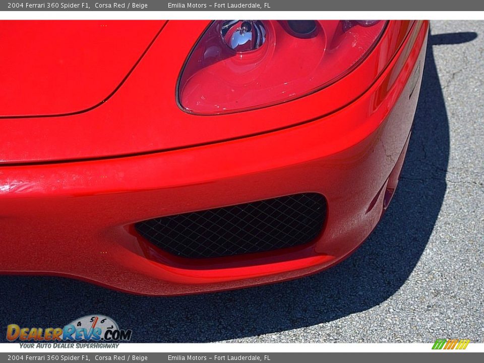 2004 Ferrari 360 Spider F1 Corsa Red / Beige Photo #24