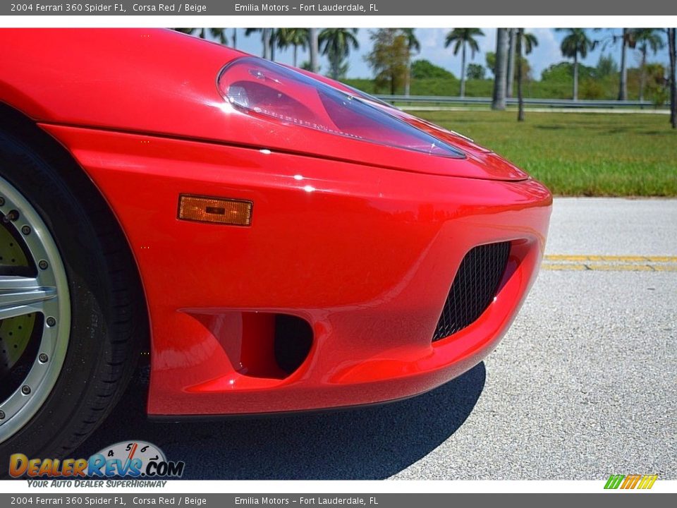 2004 Ferrari 360 Spider F1 Corsa Red / Beige Photo #25