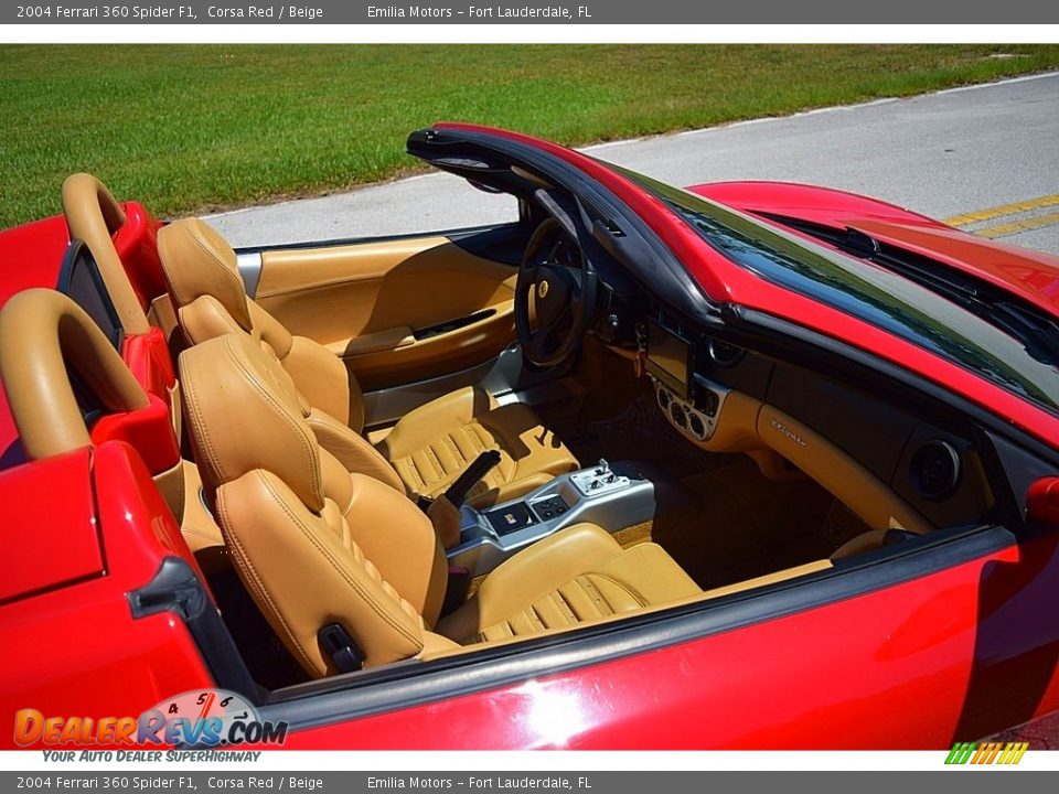 Front Seat of 2004 Ferrari 360 Spider F1 Photo #26