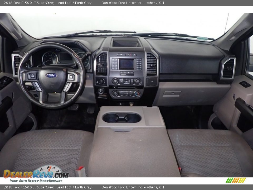 2018 Ford F150 XLT SuperCrew Lead Foot / Earth Gray Photo #24