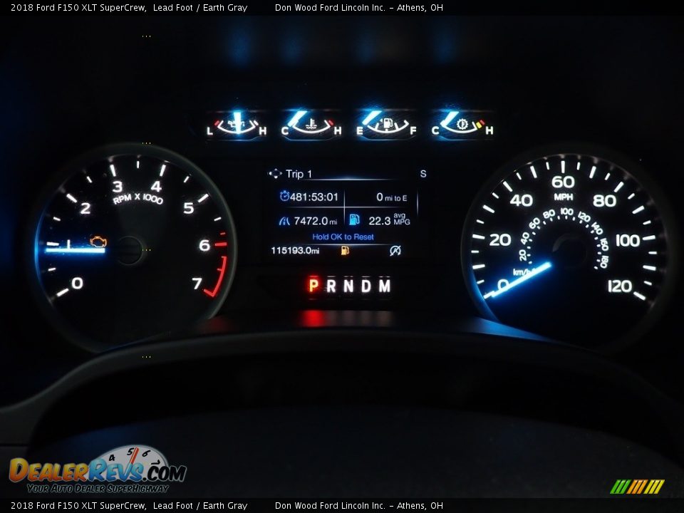 2018 Ford F150 XLT SuperCrew Lead Foot / Earth Gray Photo #28