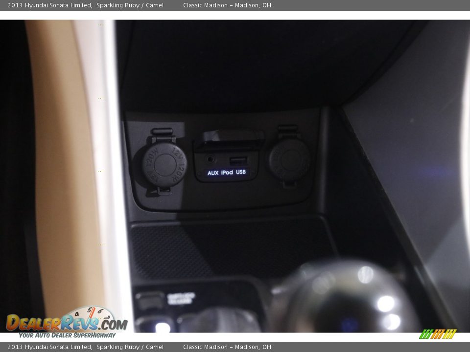 2013 Hyundai Sonata Limited Sparkling Ruby / Camel Photo #12