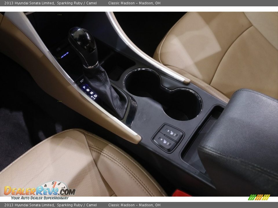 2013 Hyundai Sonata Limited Sparkling Ruby / Camel Photo #13