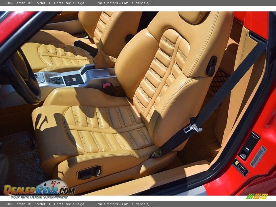 Front Seat of 2004 Ferrari 360 Spider F1 Photo #36