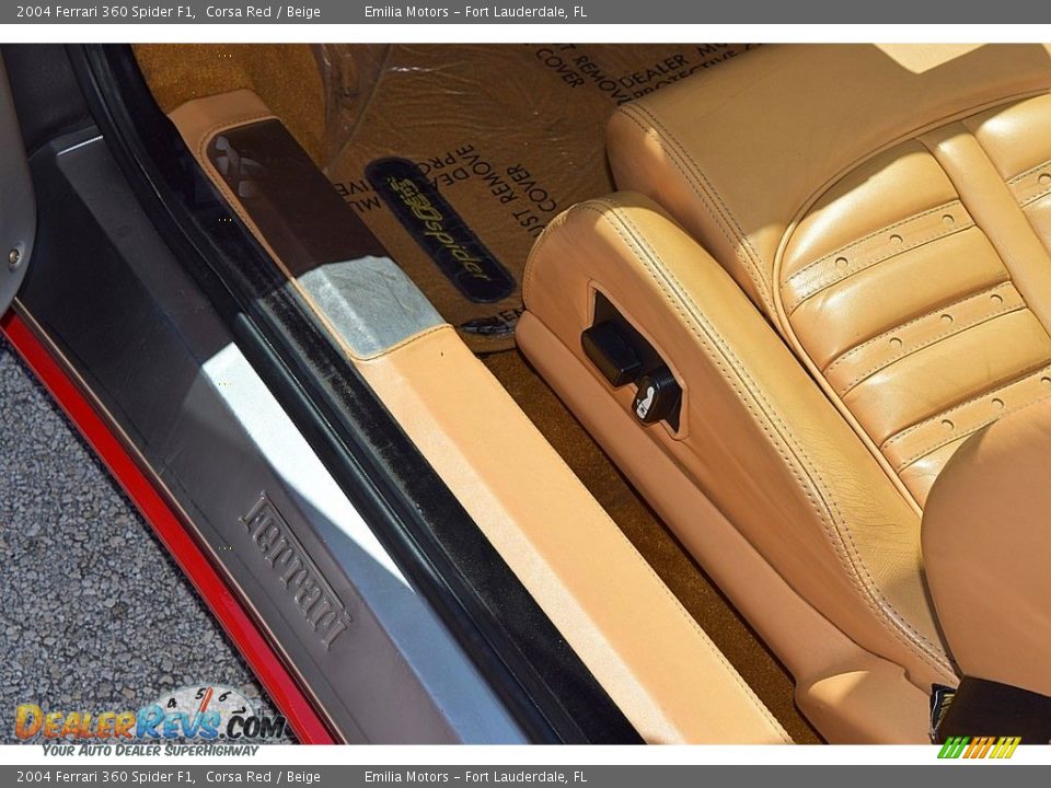 Front Seat of 2004 Ferrari 360 Spider F1 Photo #37