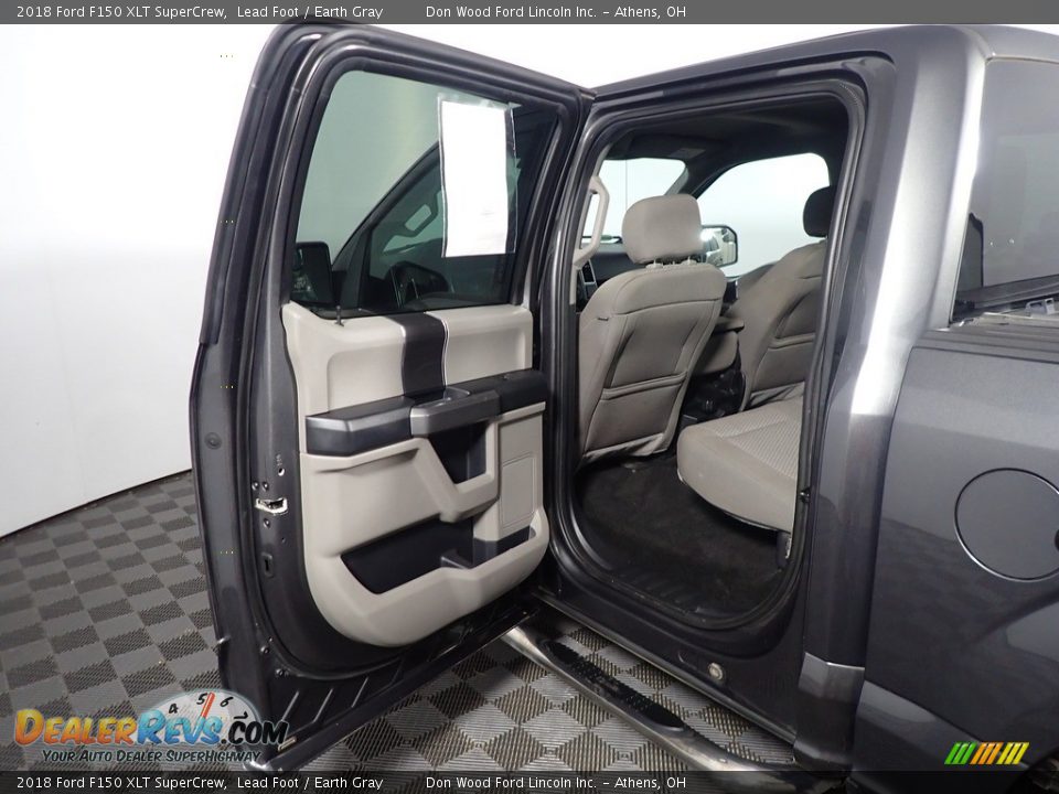 2018 Ford F150 XLT SuperCrew Lead Foot / Earth Gray Photo #35