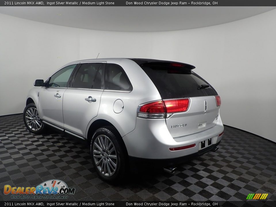 2011 Lincoln MKX AWD Ingot Silver Metallic / Medium Light Stone Photo #5