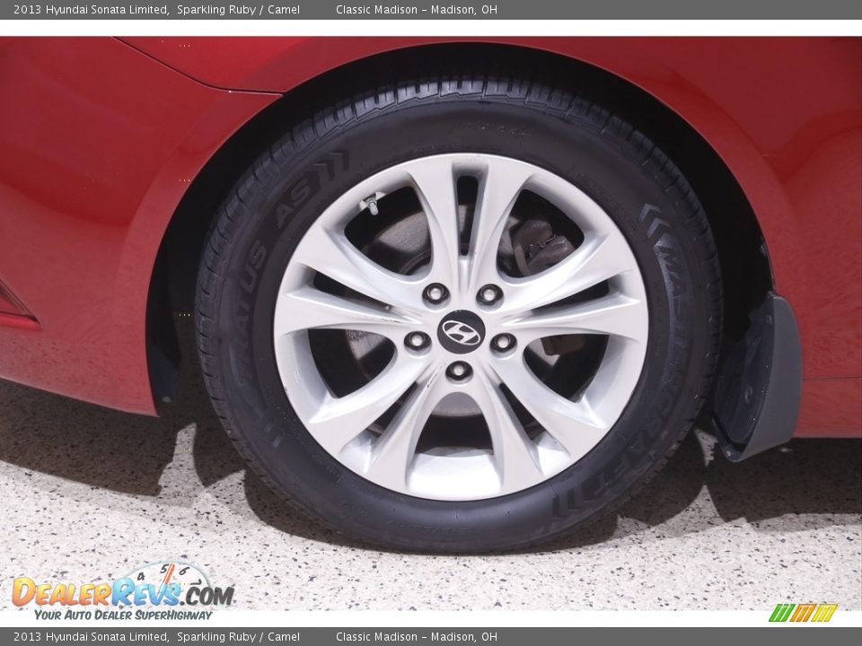 2013 Hyundai Sonata Limited Sparkling Ruby / Camel Photo #20