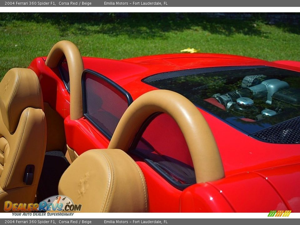 2004 Ferrari 360 Spider F1 Corsa Red / Beige Photo #43