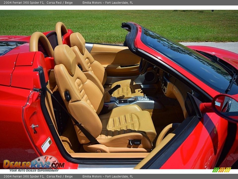 Front Seat of 2004 Ferrari 360 Spider F1 Photo #46