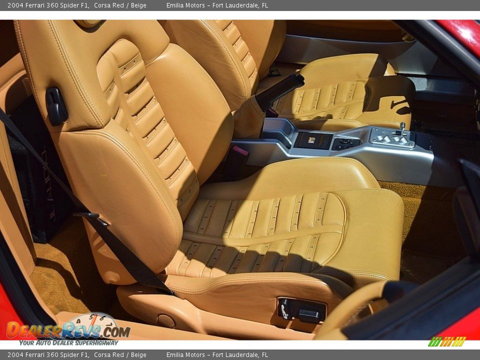 Front Seat of 2004 Ferrari 360 Spider F1 Photo #48