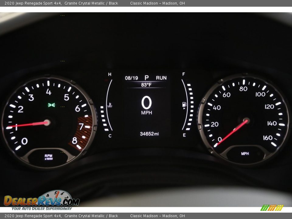 2020 Jeep Renegade Sport 4x4 Granite Crystal Metallic / Black Photo #8