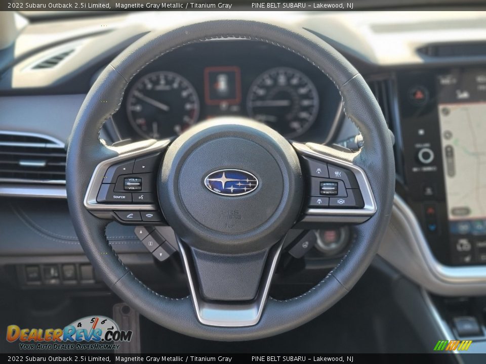 2022 Subaru Outback 2.5i Limited Magnetite Gray Metallic / Titanium Gray Photo #8