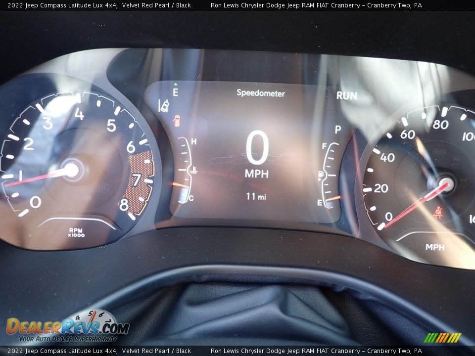2022 Jeep Compass Latitude Lux 4x4 Velvet Red Pearl / Black Photo #16