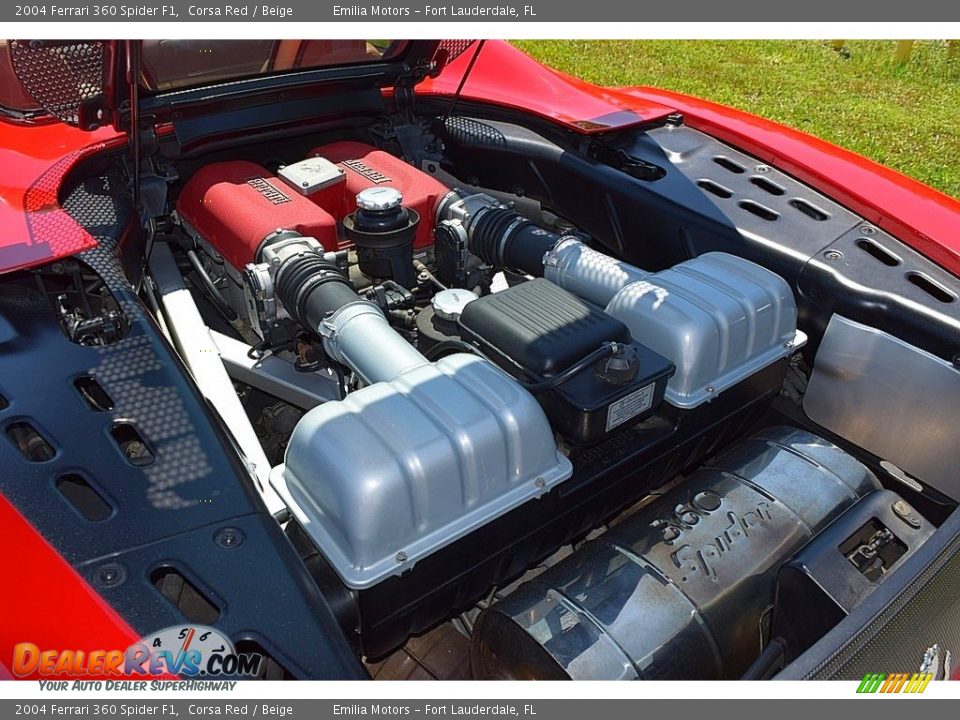 2004 Ferrari 360 Spider F1 3.6 Liter DOHC 40-Valve V8 Engine Photo #61