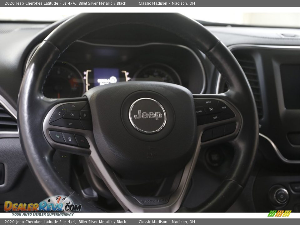 2020 Jeep Cherokee Latitude Plus 4x4 Billet Silver Metallic / Black Photo #7
