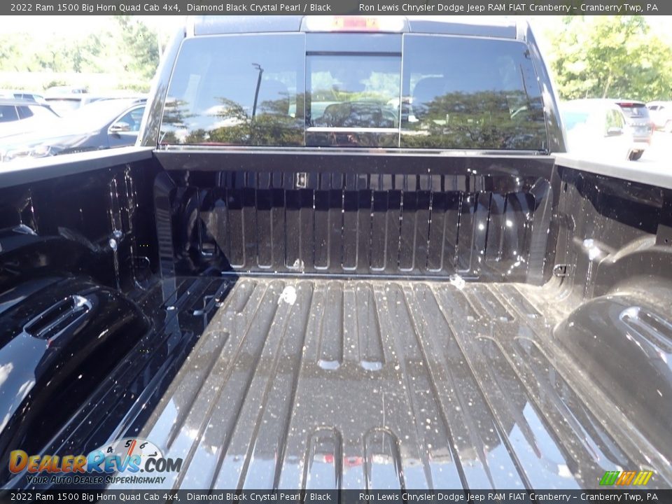 2022 Ram 1500 Big Horn Quad Cab 4x4 Diamond Black Crystal Pearl / Black Photo #12