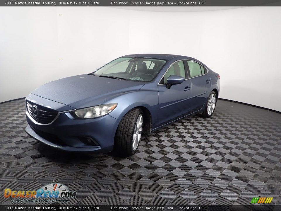 2015 Mazda Mazda6 Touring Blue Reflex Mica / Black Photo #6