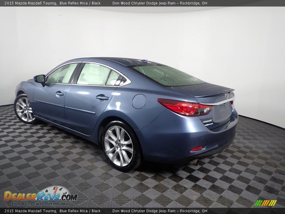 2015 Mazda Mazda6 Touring Blue Reflex Mica / Black Photo #7