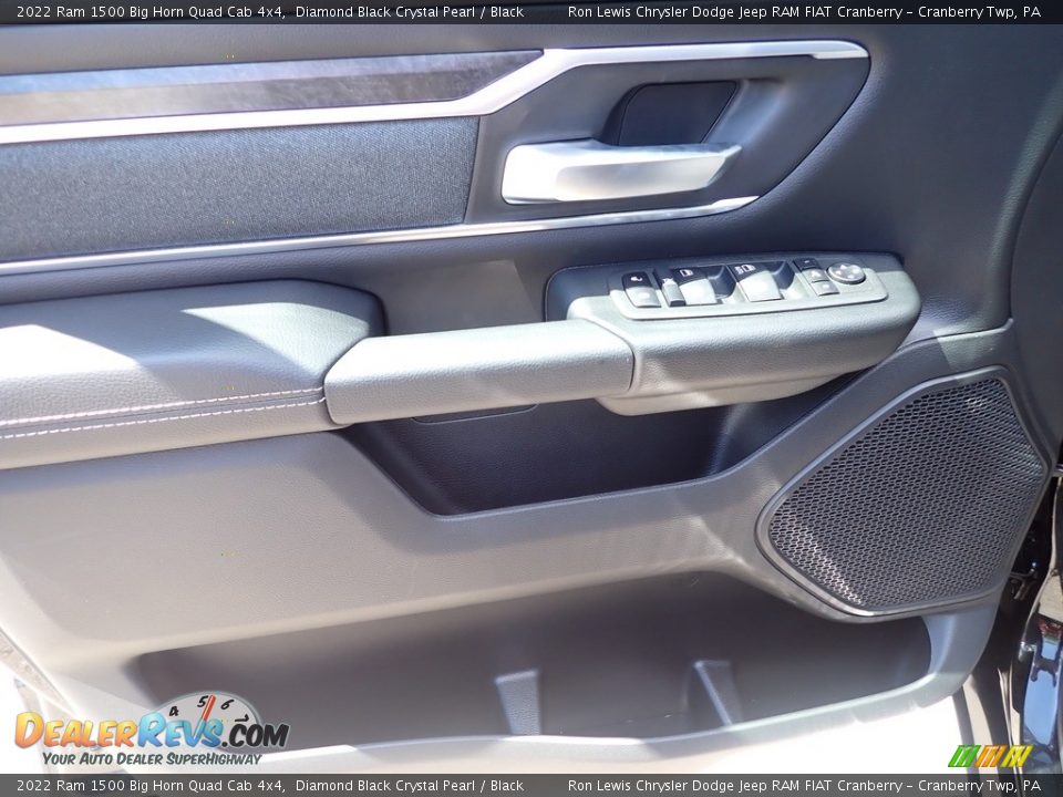 2022 Ram 1500 Big Horn Quad Cab 4x4 Diamond Black Crystal Pearl / Black Photo #16