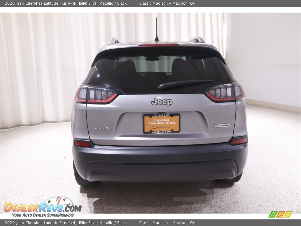 2020 Jeep Cherokee Latitude Plus 4x4 Billet Silver Metallic / Black Photo #20