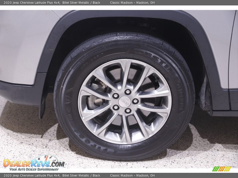 2020 Jeep Cherokee Latitude Plus 4x4 Billet Silver Metallic / Black Photo #22