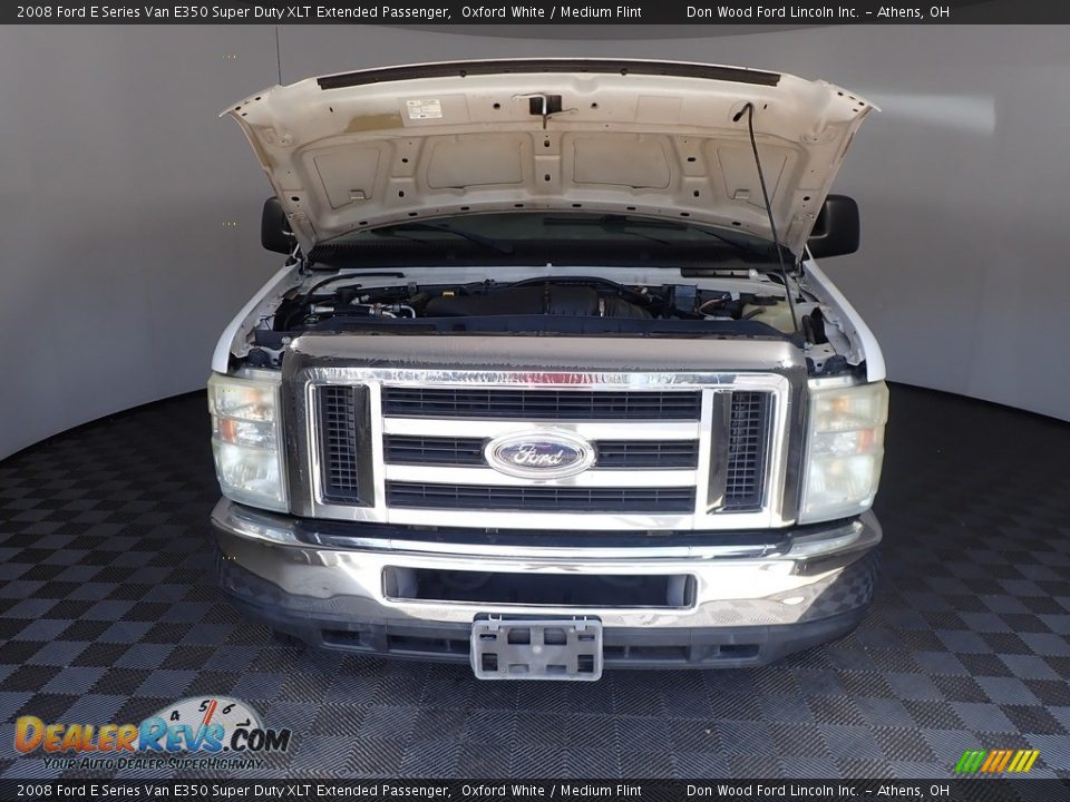 2008 Ford E Series Van E350 Super Duty XLT Extended Passenger Oxford White / Medium Flint Photo #5