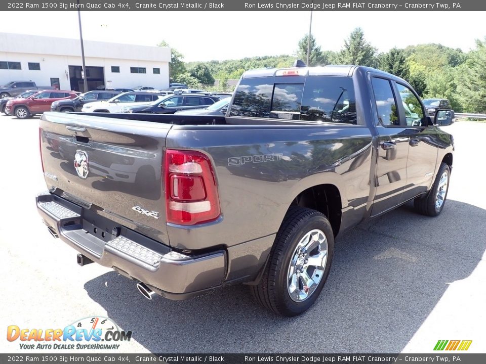 2022 Ram 1500 Big Horn Quad Cab 4x4 Granite Crystal Metallic / Black Photo #5