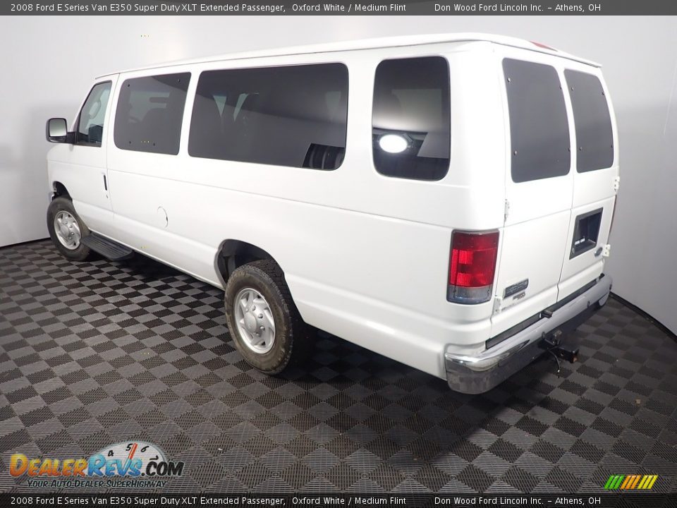 Oxford White 2008 Ford E Series Van E350 Super Duty XLT Extended Passenger Photo #10