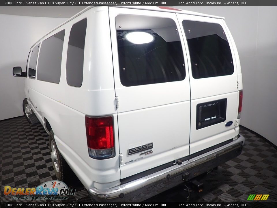 2008 Ford E Series Van E350 Super Duty XLT Extended Passenger Oxford White / Medium Flint Photo #11