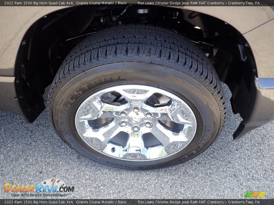 2022 Ram 1500 Big Horn Quad Cab 4x4 Granite Crystal Metallic / Black Photo #9