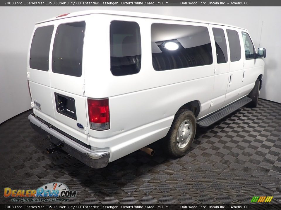 2008 Ford E Series Van E350 Super Duty XLT Extended Passenger Oxford White / Medium Flint Photo #13