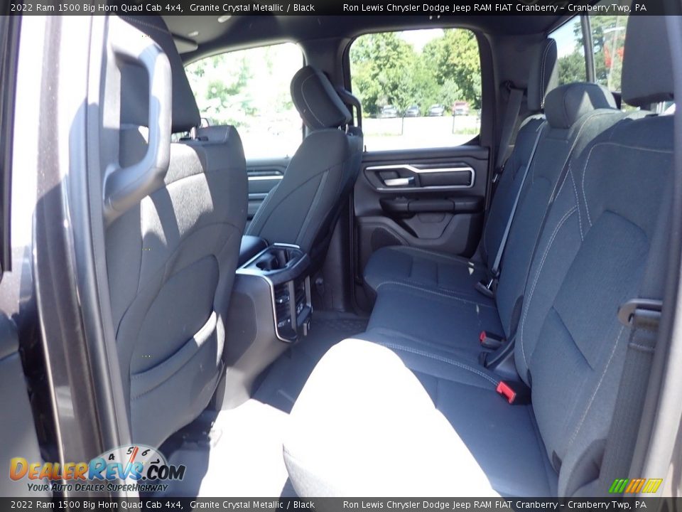 2022 Ram 1500 Big Horn Quad Cab 4x4 Granite Crystal Metallic / Black Photo #12
