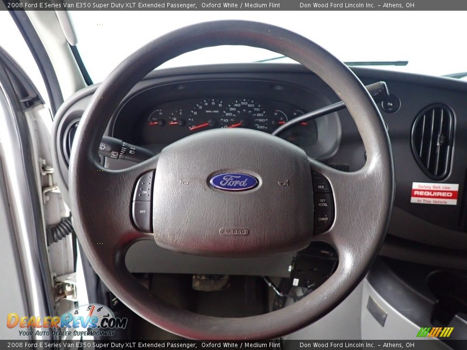 2008 Ford E Series Van E350 Super Duty XLT Extended Passenger Steering Wheel Photo #21