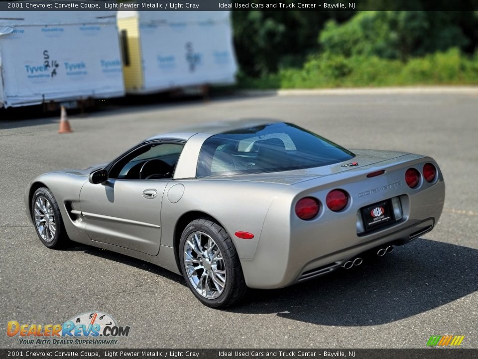 2001 Chevrolet Corvette Coupe Light Pewter Metallic / Light Gray Photo #5