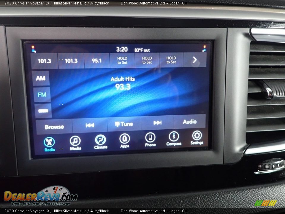 2020 Chrysler Voyager LXi Billet Silver Metallic / Alloy/Black Photo #2