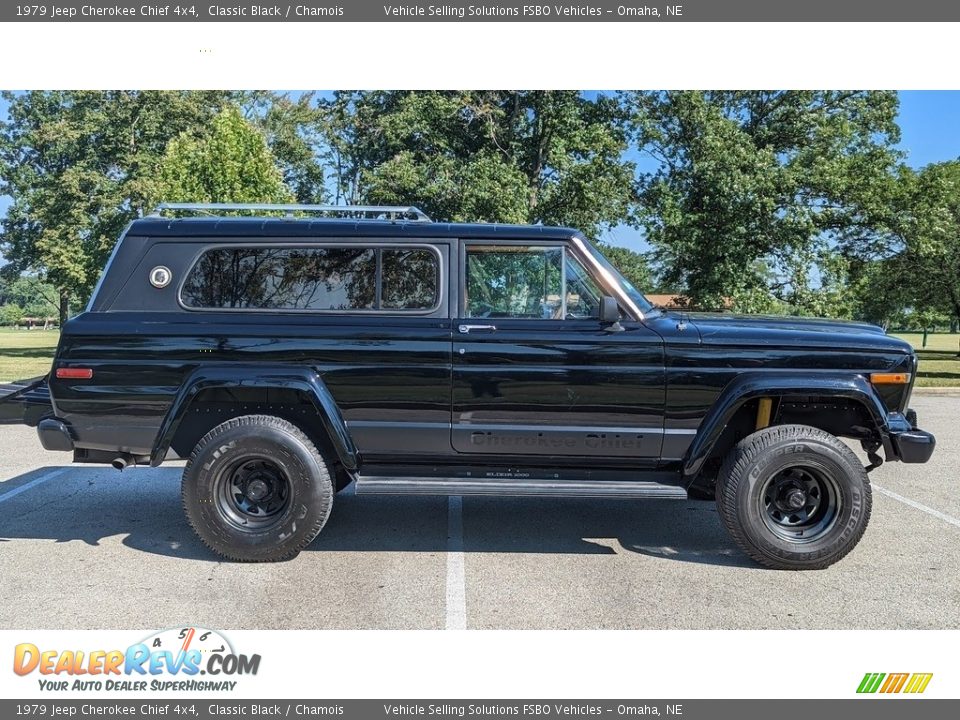 Classic Black 1979 Jeep Cherokee Chief 4x4 Photo #2