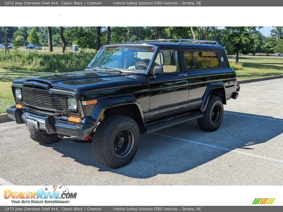 Classic Black 1979 Jeep Cherokee Chief 4x4 Photo #3