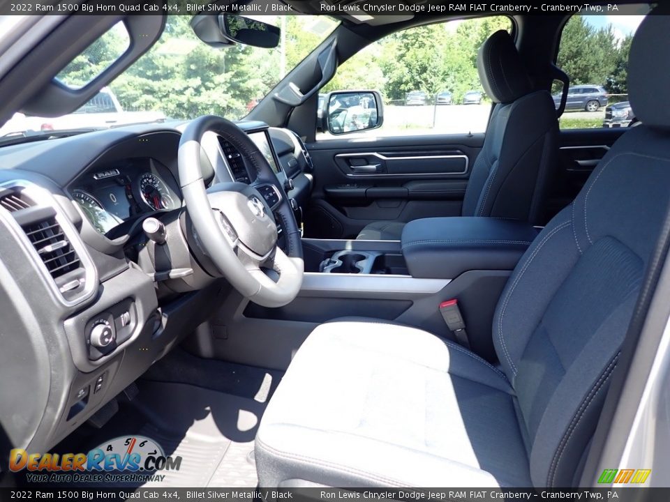 2022 Ram 1500 Big Horn Quad Cab 4x4 Billet Silver Metallic / Black Photo #15