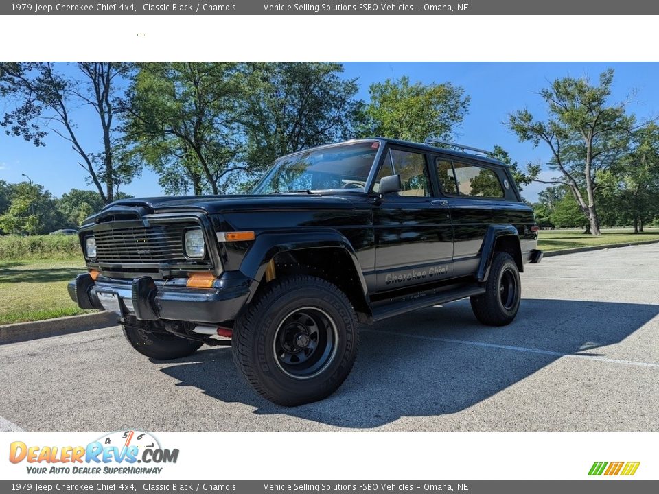 Classic Black 1979 Jeep Cherokee Chief 4x4 Photo #4