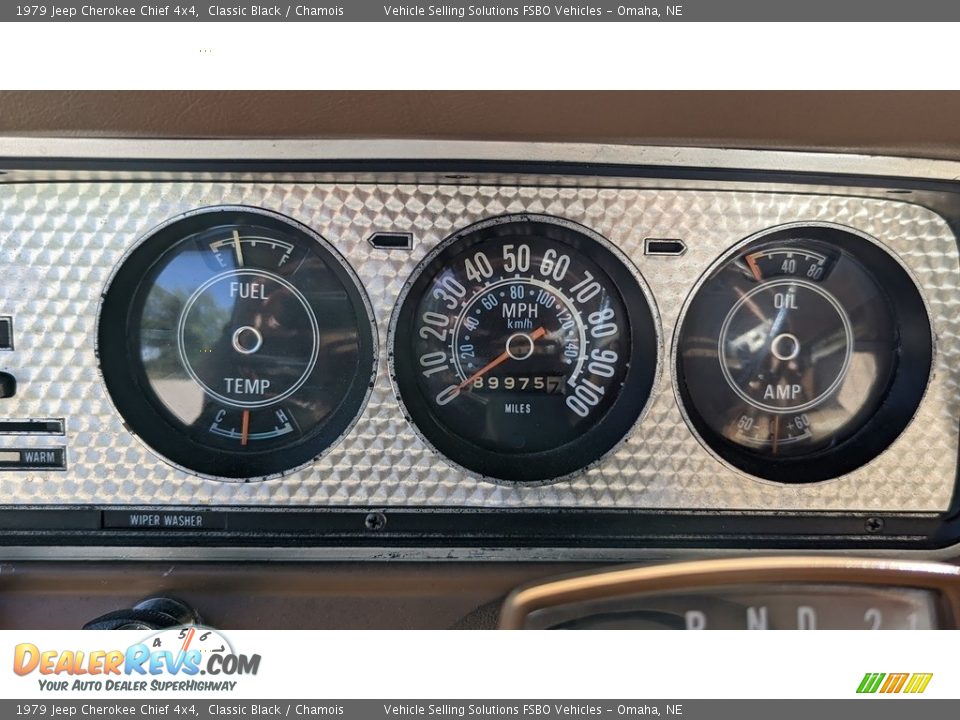 1979 Jeep Cherokee Chief 4x4 Gauges Photo #13