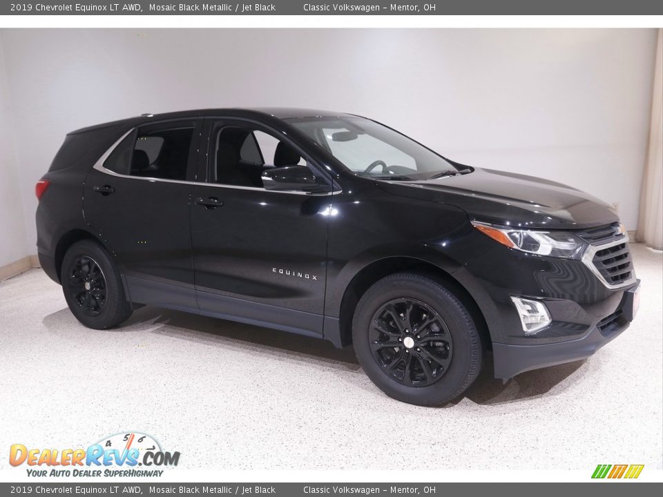 2019 Chevrolet Equinox LT AWD Mosaic Black Metallic / Jet Black Photo #1