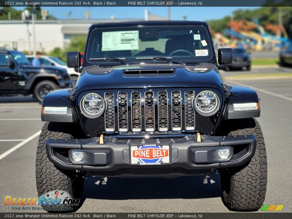 2022 Jeep Wrangler Unlimited Rubicon 392 4x4 Black / Black Photo #3