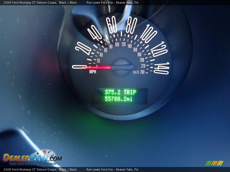 2006 Ford Mustang GT Deluxe Coupe Black / Black Photo #16