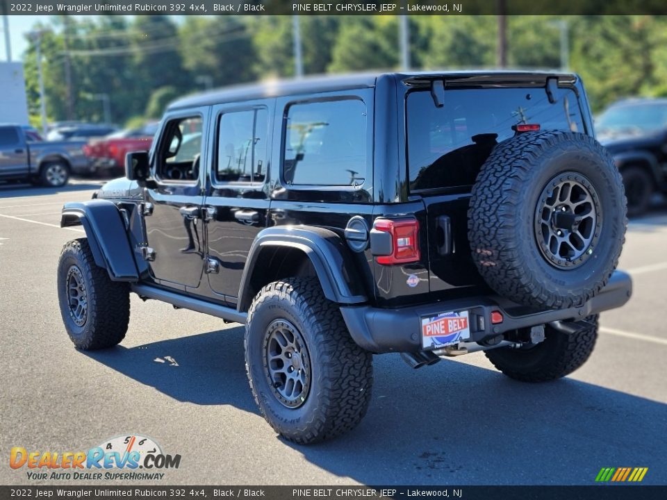 2022 Jeep Wrangler Unlimited Rubicon 392 4x4 Black / Black Photo #6