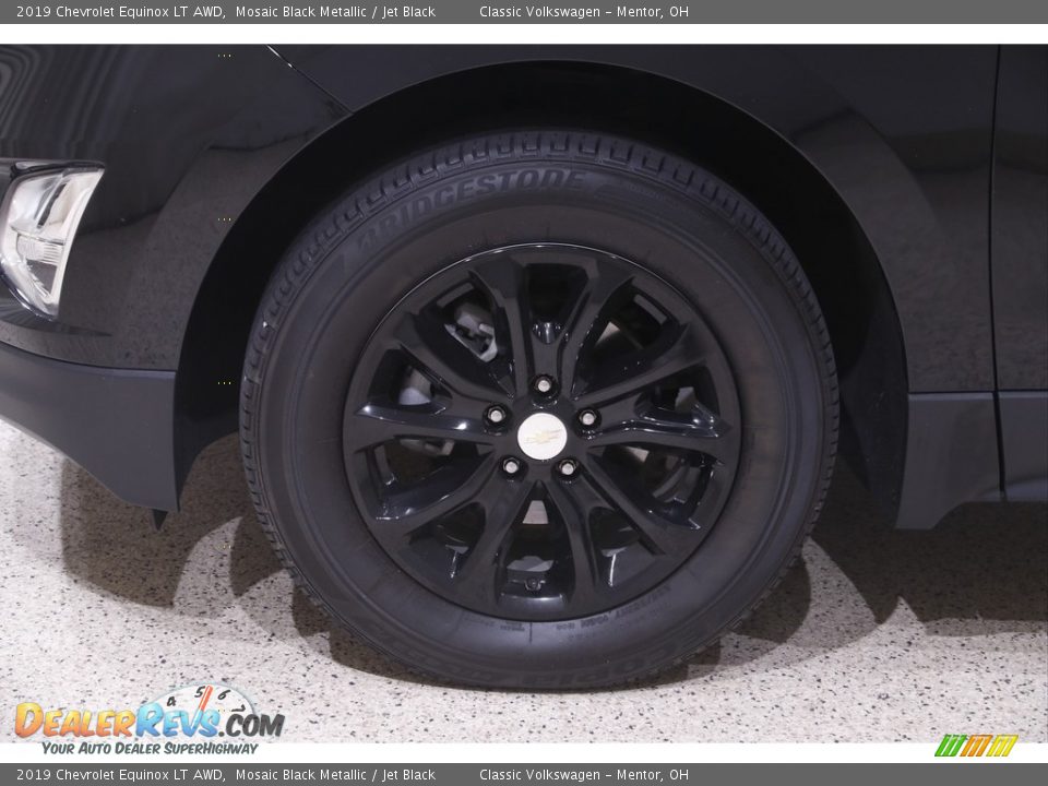 2019 Chevrolet Equinox LT AWD Mosaic Black Metallic / Jet Black Photo #19