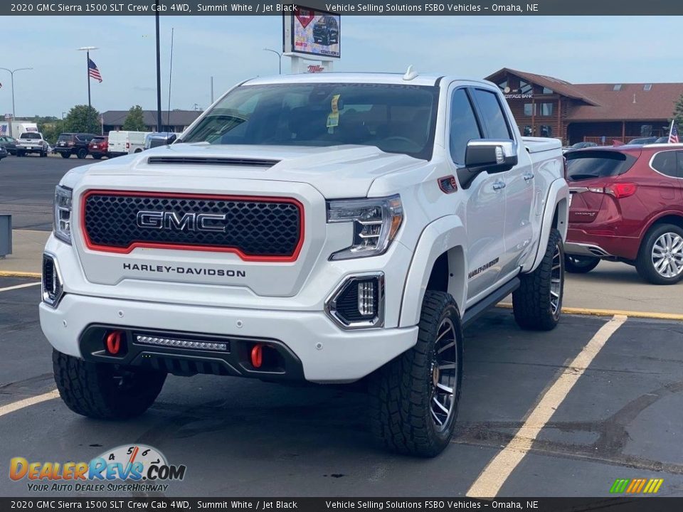 2020 GMC Sierra 1500 SLT Crew Cab 4WD Summit White / Jet Black Photo #1