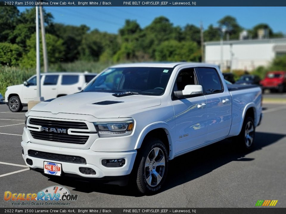 2022 Ram 1500 Laramie Crew Cab 4x4 Bright White / Black Photo #1