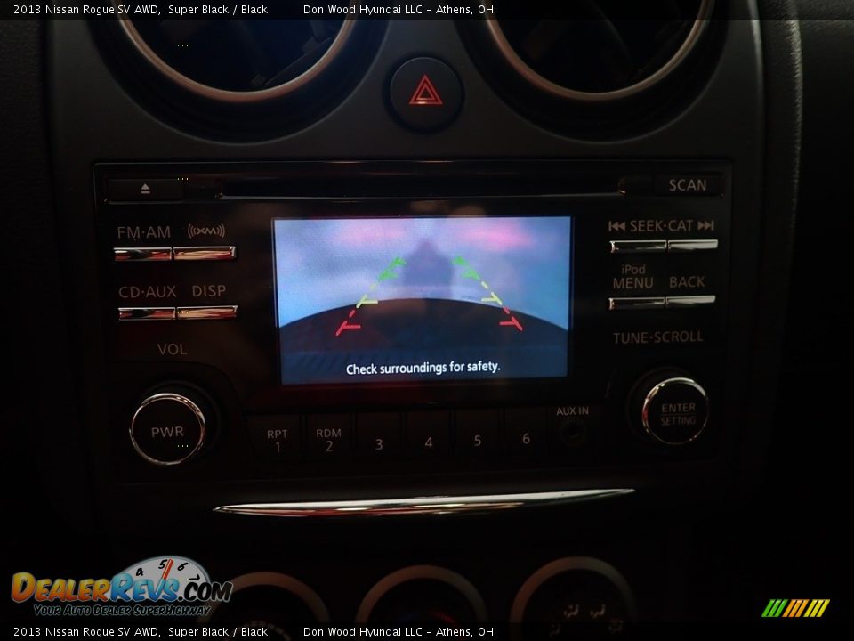 2013 Nissan Rogue SV AWD Super Black / Black Photo #2